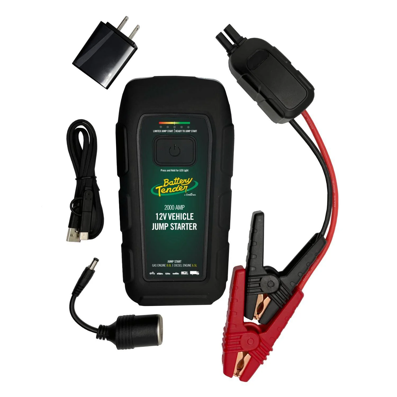 Motorcycle and Powersports Jump Starter Bundle (2000 Amps) - Image 4