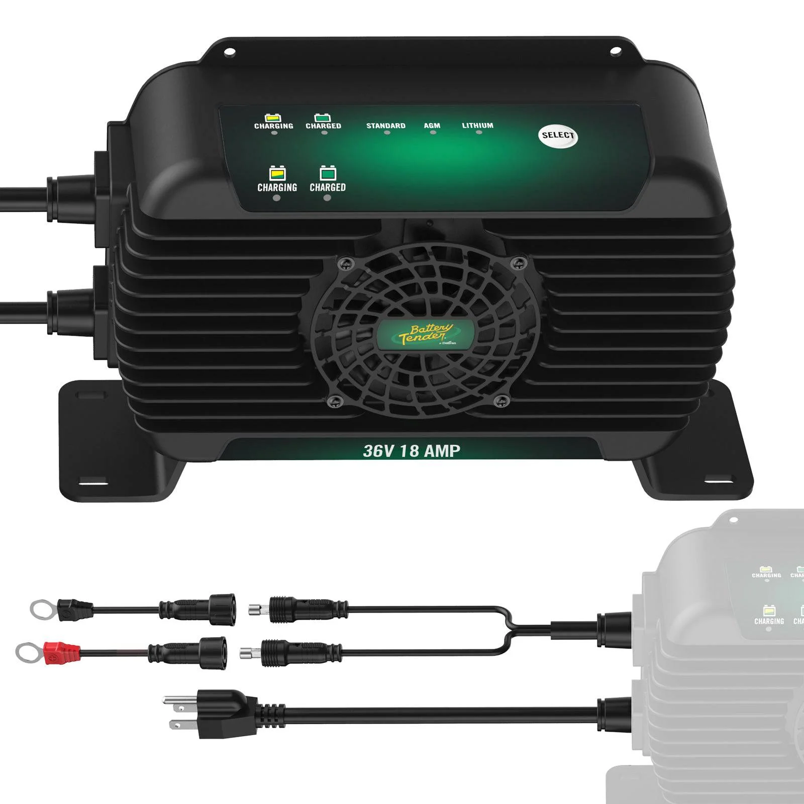 PowerPlus 36V 18 AMP Single Output On-Board Battery Charger and Maintainer - Image 8